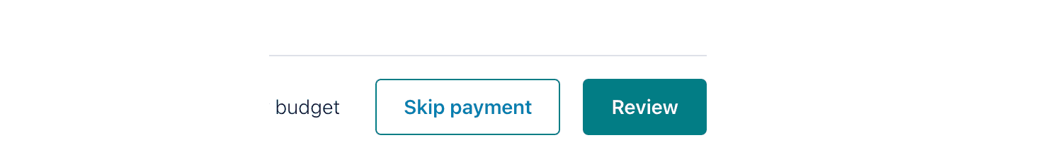 Skip payment